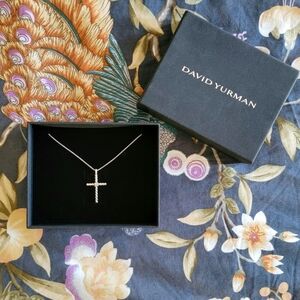 DAVID YURMAN Diamond Cable 925 Necklace